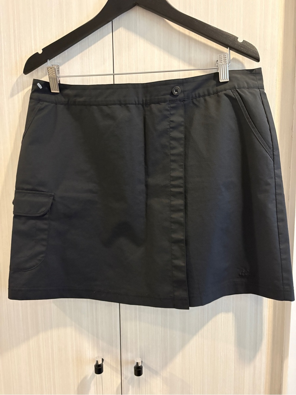 Avia Black Activewear Top with Red Logo Tab